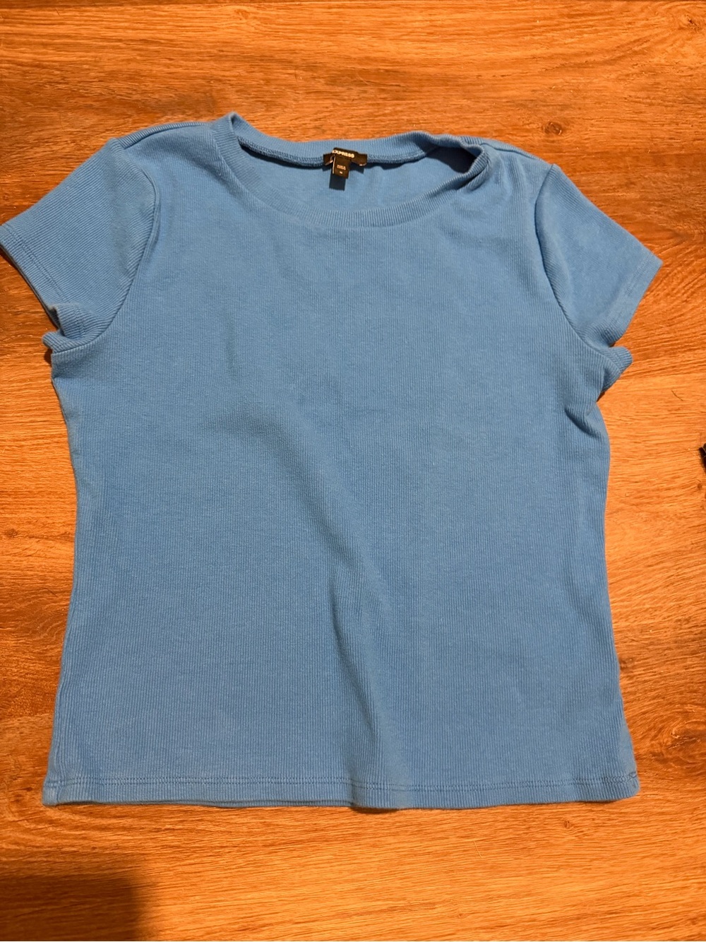 Express Girls' Short Sleeve Tee in Sky Blue